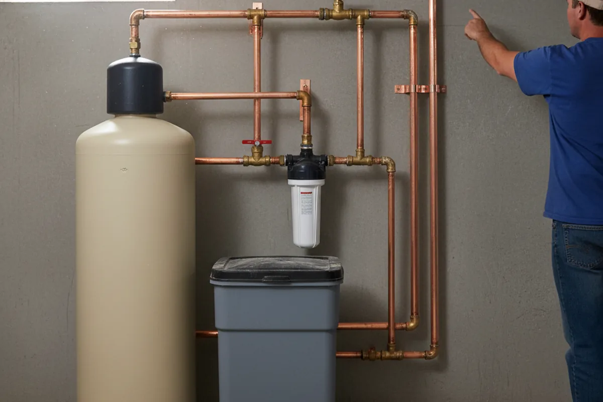 Whole-house water treatment system installed in Hope